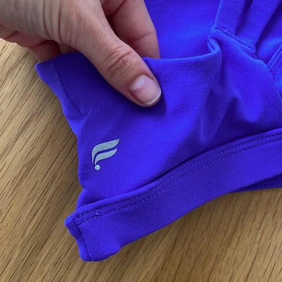FABLETICS purple crisscross sports bra XS - Picture 3 of 3